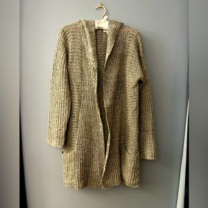Brown sweater cardigan
